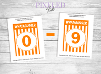 Whataburger Party Banner - Digital Download