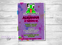 Unspeakable Birthday Invitation (P&G) - Printable File