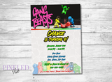 Gang Beast Birthday Invitation - Printable File