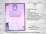 Aphmau Birthday Invitation (Bonus Thank You Card Included!) - Printable File