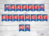 Dairy Queen Party Banner - Digital Download