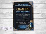 The Legend of Zelda (BOTW) Birthday Invitation - Printable File