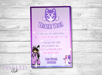 Aphmau Thank You Card - Printable File