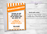 Whataburger Thank You Card - Printable File