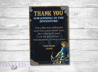 The Legend of Zelda (BOTW) Thank You Card - Printable File